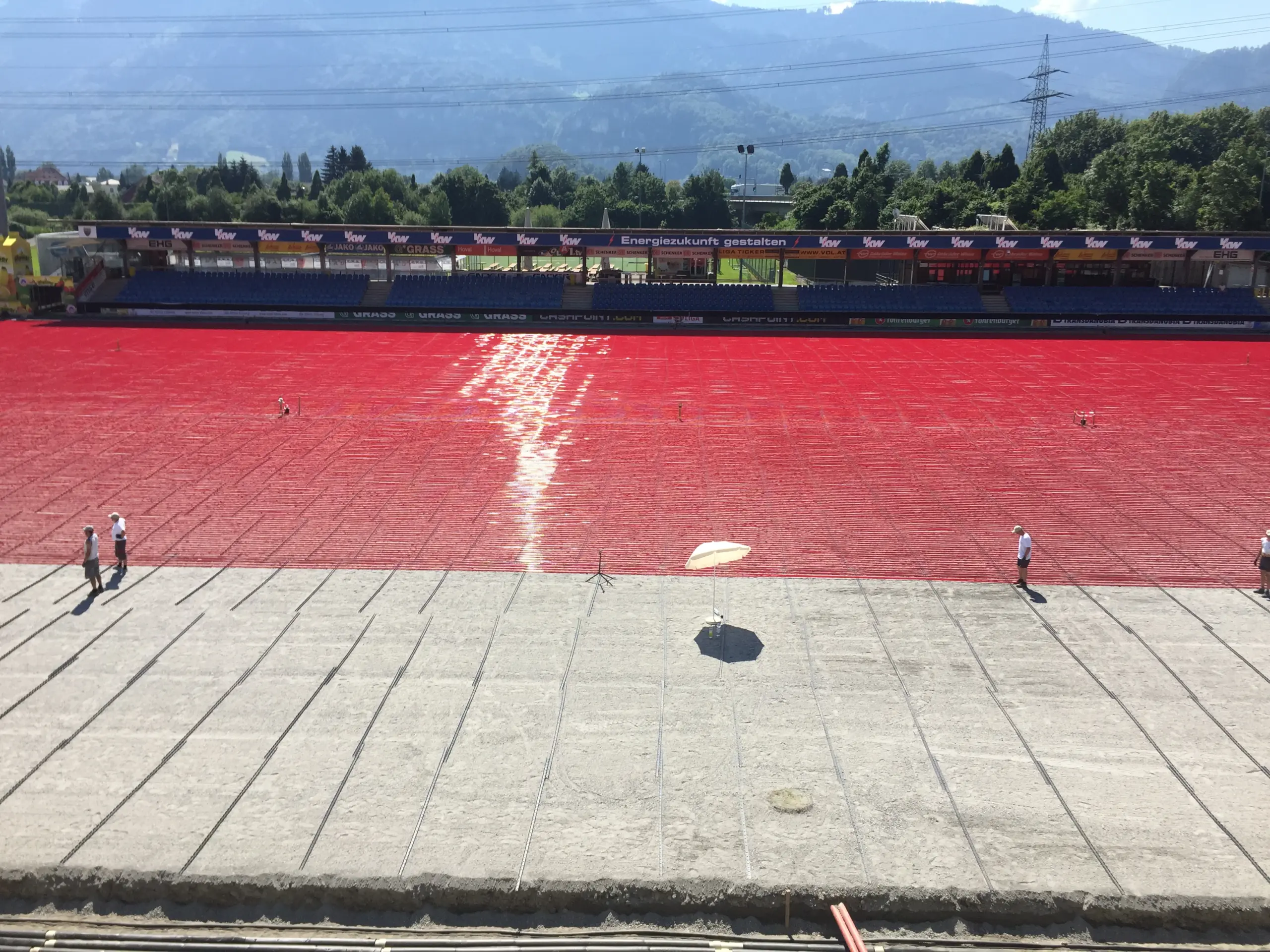 Referenz — Rasenheizung Cashpoint Arena, Altach, Bild 2