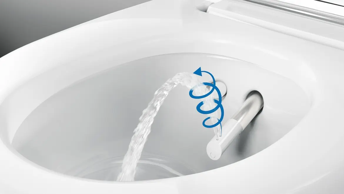 AquaClean Mera — WhirlSpray-Duschtechnologie