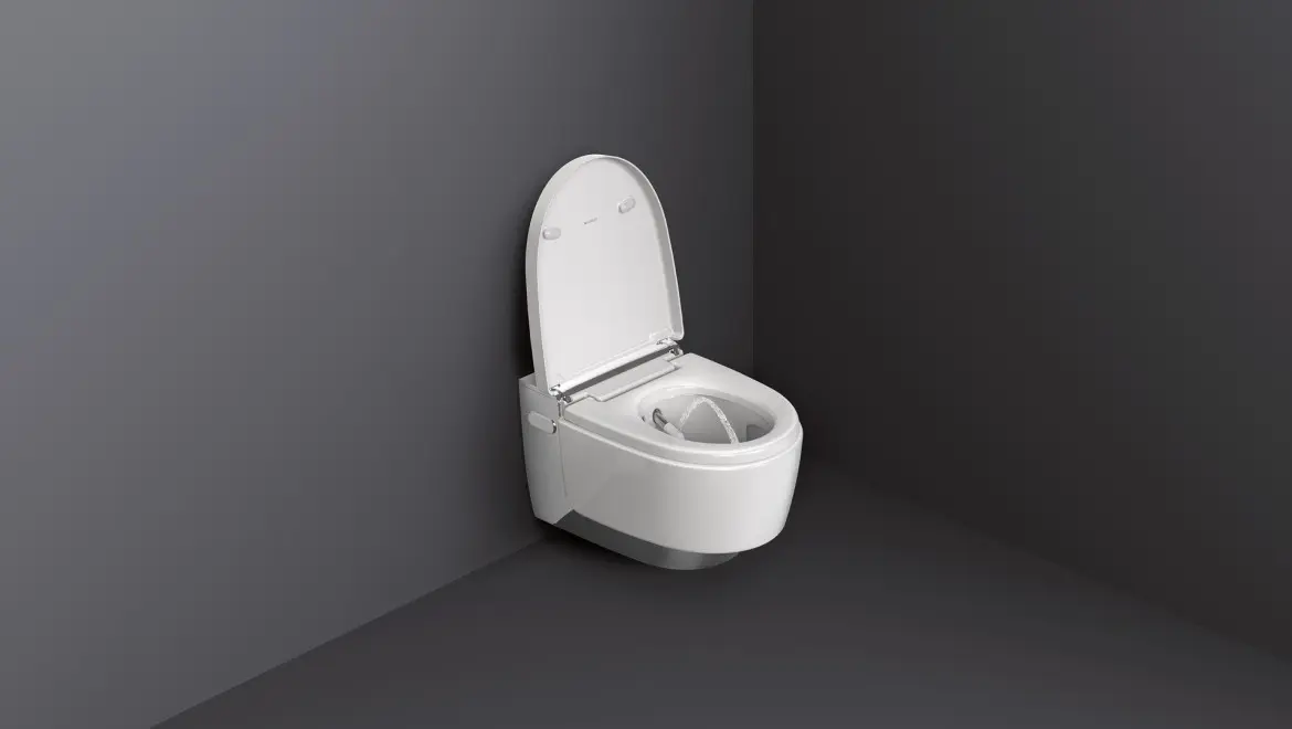 AquaClean Mera — Duschfunktion und Open-Lid